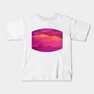 Sunset Ombre Galaxy Kids T-Shirt